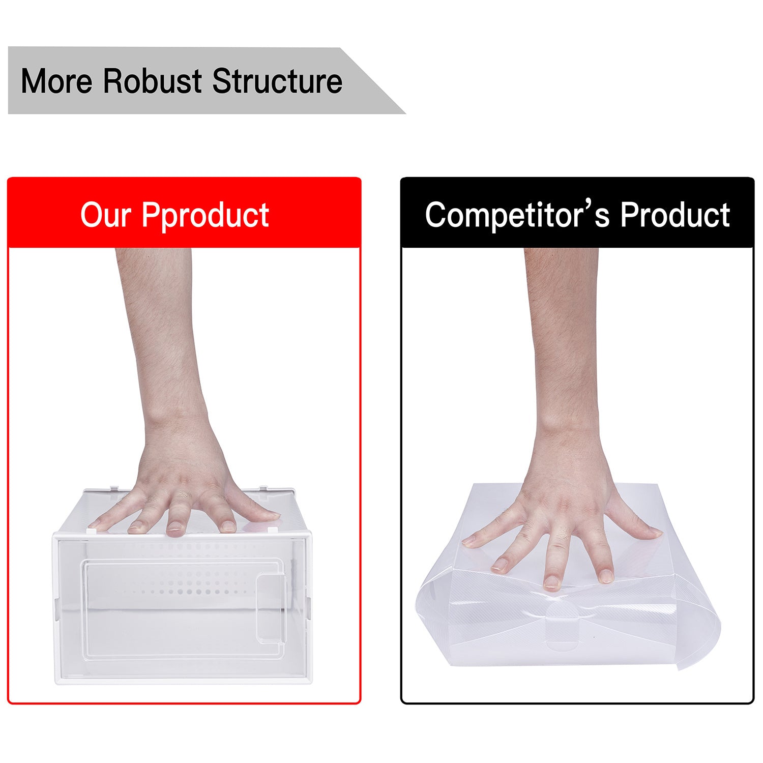 8-Pack Clear Stackable Shoe Storage Boxes – Plastic Organizer Containers for Closet & Sneakers