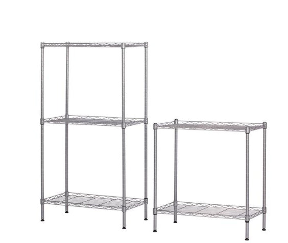 Adjustable Kitchen Storage Rack – 4-Tier Carbon Steel Organizer Shelf for Home & Pantry